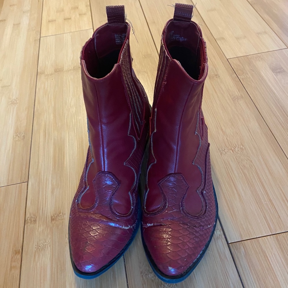 Matisse Coconut western booties